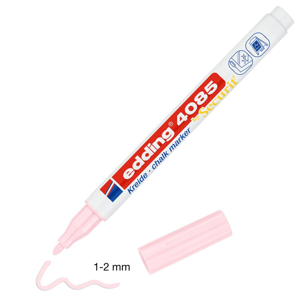 Edding Likit Tebeşir Kalemi - Pastel Pembe