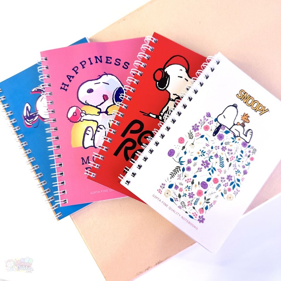 Snoopy A6 80 Yaprak Çizgili Not Defteri