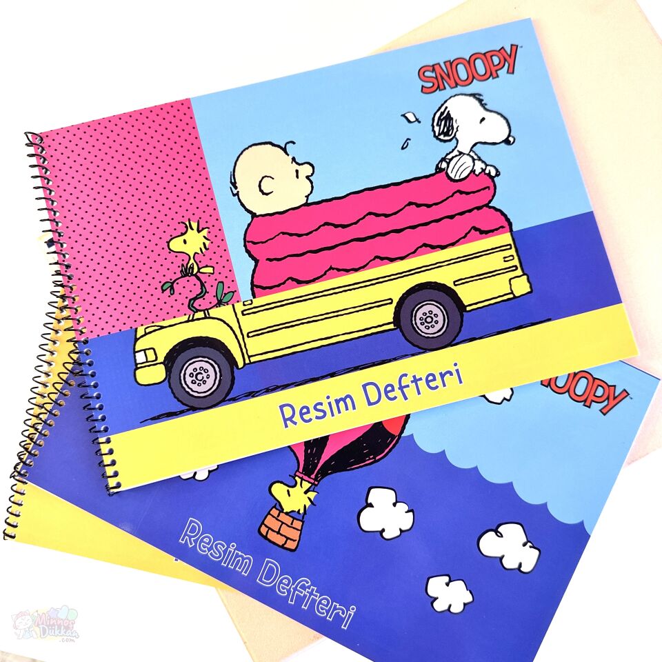Gıpta Snoopy 17x24 cm 15 Yaprak Resim Defteri