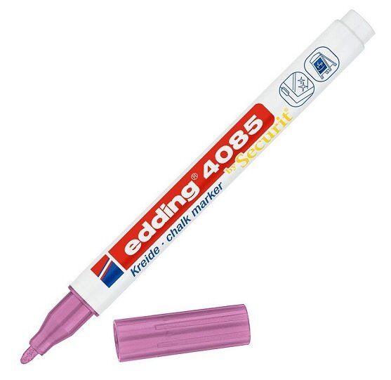 Edding Likit Tebeşir Kalemi - Metalik Pembe
