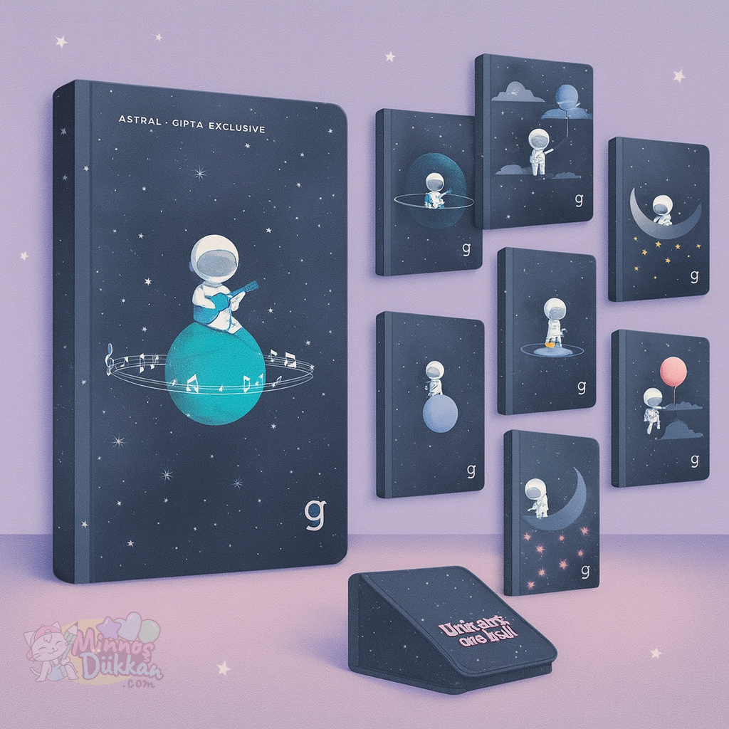 Gıpta Exclusive Astral Çizgili 96 Yaprak Defter 13x21