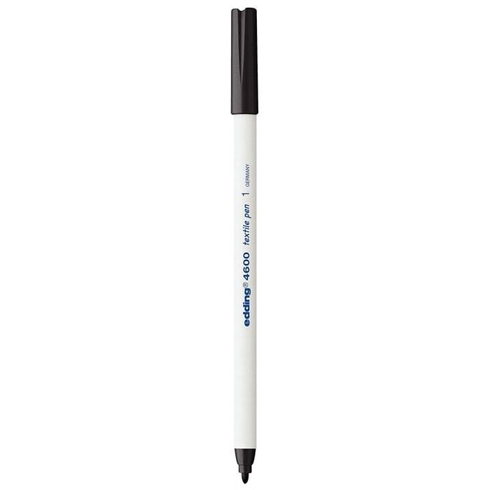 Edding 4600 Tekstil Kumaş Kalemi - Siyah