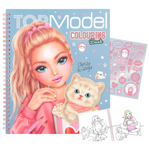 Top Model Boyama Kitabı - Christy And Ginger