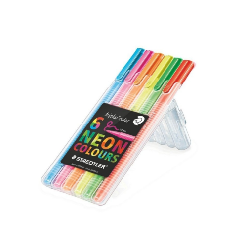 Staedtler Triplus Color 1.0mm Neon 6'lı Set