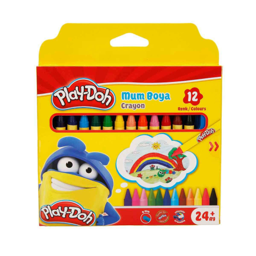 Play-Doh Mum Boya Crayon 12li