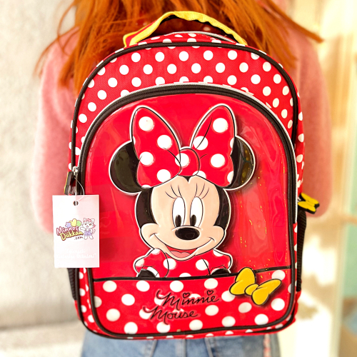 Minnie Kırmızı Puantiye Sırt Çantası