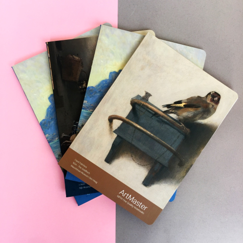 ArtMaster Tel Dikiş Karton Kapaklı Kareli 60 Yaprak Defter 19X26 cm