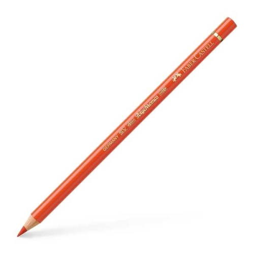 Faber Castell Polychromos Kuru Boya Kalemi Tekli - 115 Dark Cadmium Orange
