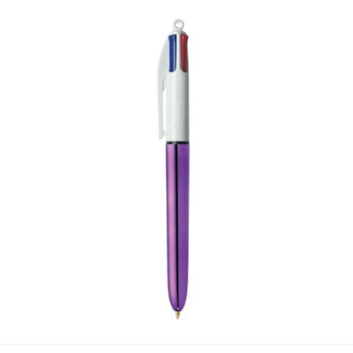 Bic Tükenmez Kalem 4 Renk Shine - Mor