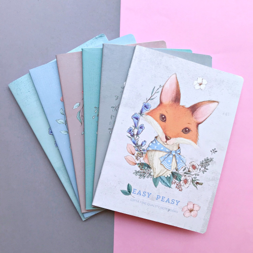 Easy Peasy Karton Kapak Çizgili 60 Yaprak Defter A4