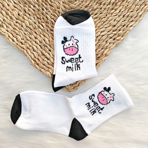 Sweet Milk Beyaz Çorap
