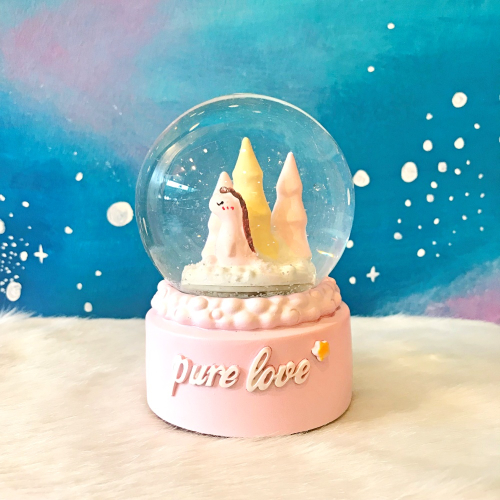 Pure Love Büyük Boy Püskürtmeli Kar Küresi