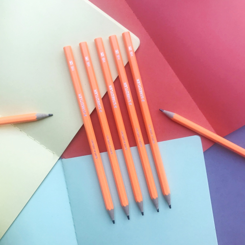 Staedtler Kurşun Kalem Neon HB Turuncu