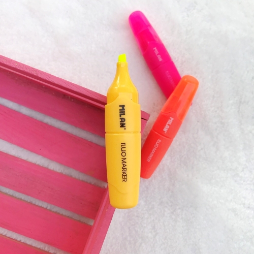 Milan Capsule Fluo Fosforlu İşaretleme Kalemi - Sarı