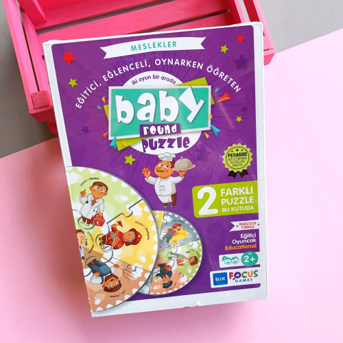 Baby Round Puzzle - Meslekler