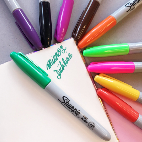 Sharpie Fine Point Permanent Marker - Koyu Yeşil