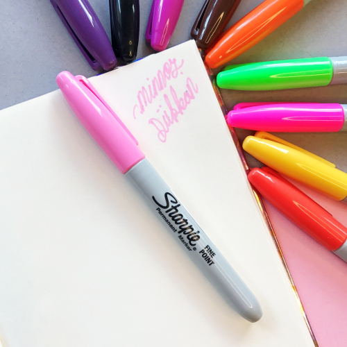 Sharpie Fine Point Permanent Marker - Pembe