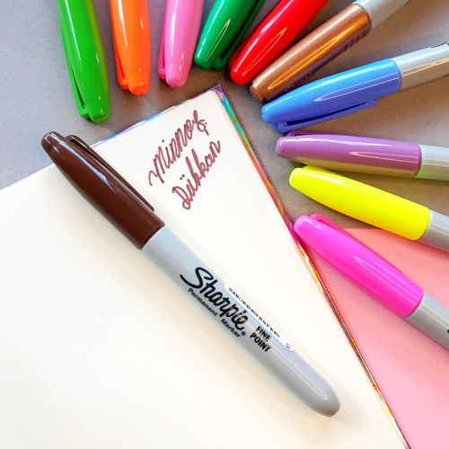 Sharpie Fine Point Permanent Marker - Kahverengi