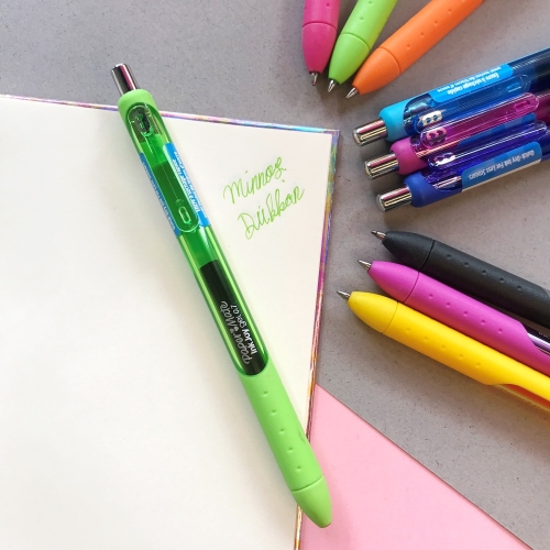 Paper Mate İnkjoy Gel Tükenmez Kalem - Açık Yeşil