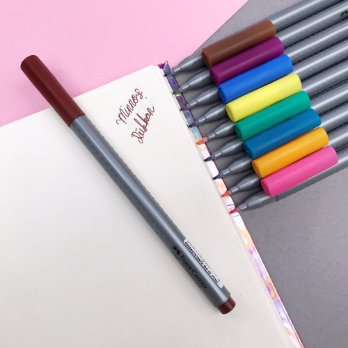 Faber Castell Grip Finepen - Kahverengi