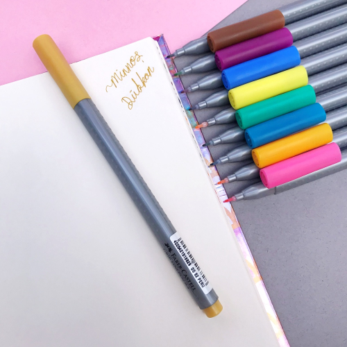 Faber Castell Grip Finepen - Gold Sarı