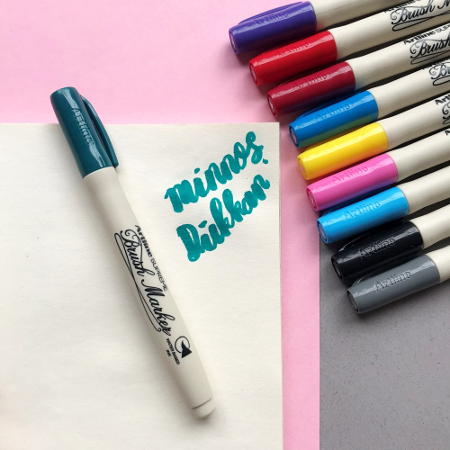Artline Supreme Brush Marker Dark Green - Koyu Yeşil