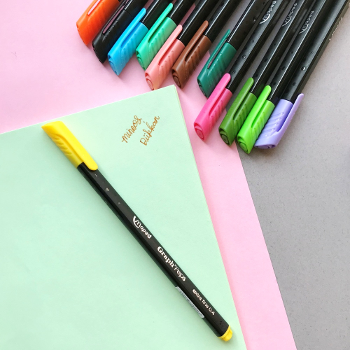 Maped Graph Peps Fineliner - 10 Güneş Sarısı