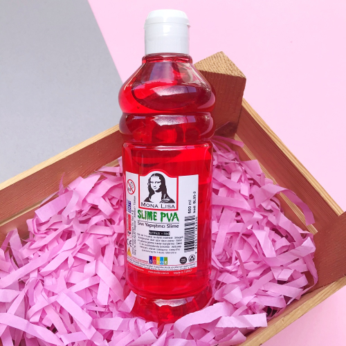 Mona Lisa 500 Ml Slime Yapıştırıcısı - Kırmızı