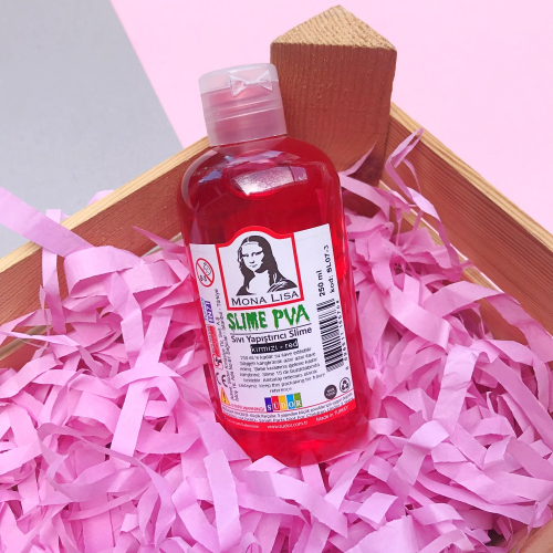Mona Lisa 250 Ml Slime Yapıştırıcısı - Kırmızı