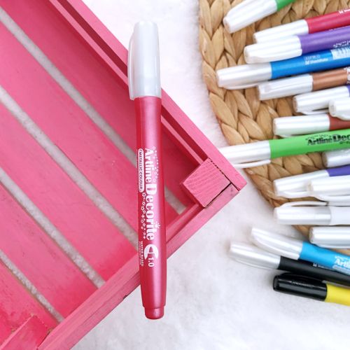 Artline Decorite 1.0 mm Uçlu Markör - Metalik Pembe