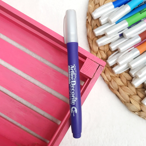 Artline Decorite Fırça Uçlu Markör - Pastel Mor