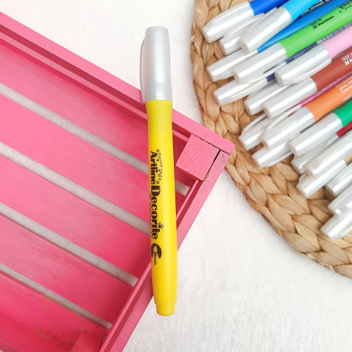 Artline Decorite Fırça Uçlu Markör - Sarı