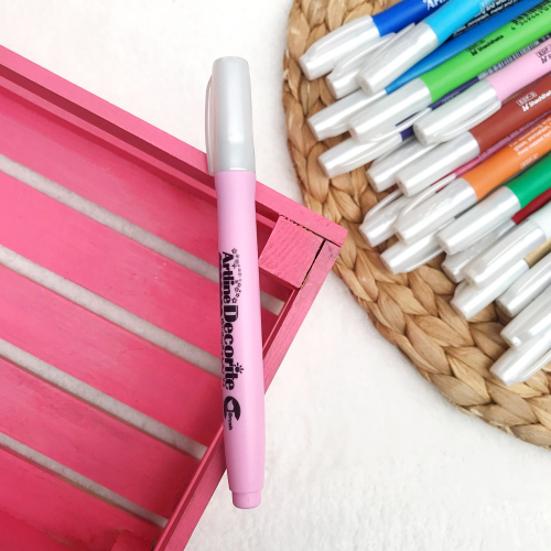 Artline Decorite Fırça Uçlu Markör - Pastel Pembe