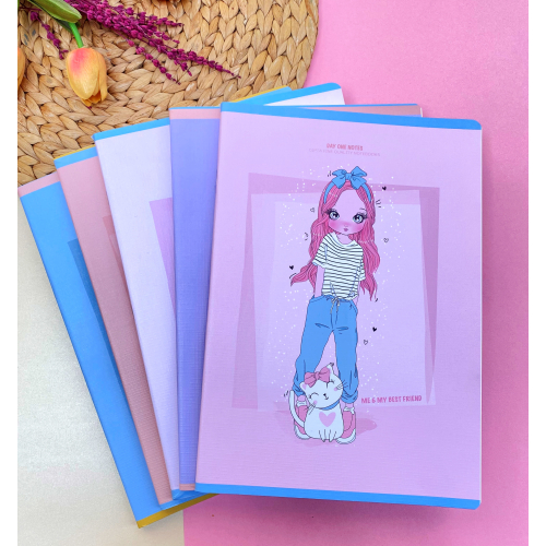 Day One Notes Karton Kapak Çizgili 80 Yaprak Defter A4