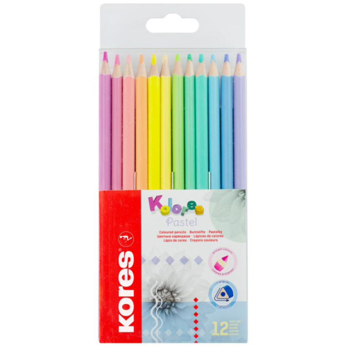 Kores Kolores Pastel Colour 12li Kuru Boya