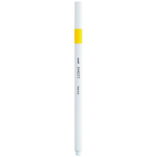 Uni Emott 0.4 Akrilik Uçlu Fineliner - Sarı