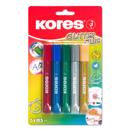 Kores Simli Yapıştırıcı Neon 5 Renk