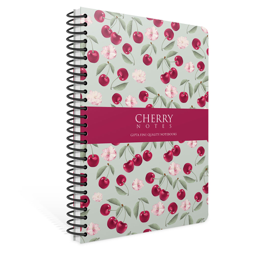 Cherry Notes Kalın Kapak 120 Yaprak Kareli 17x24 cm