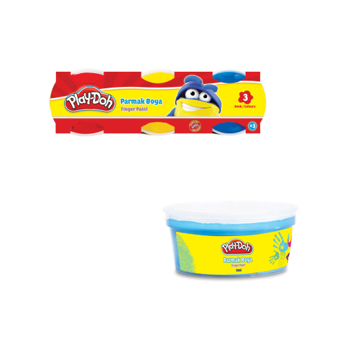 Play-Doh Parmak Boya 3 Renk