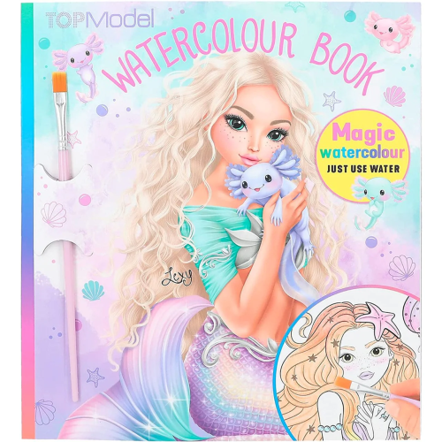 Top Model Watercolour Book Mermaid