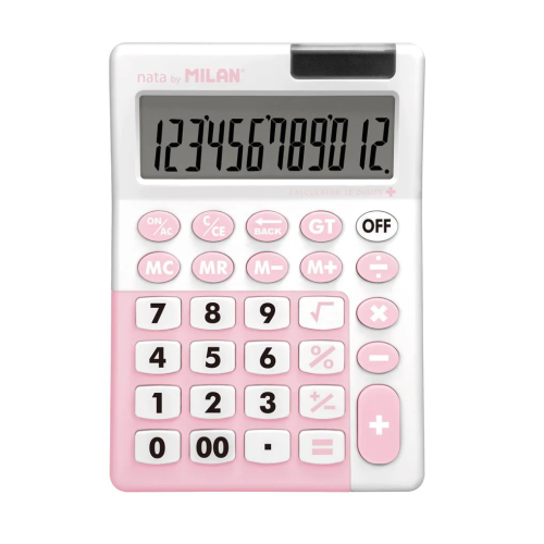 Milan 12 Digit Hesap Makinesi Pembe
