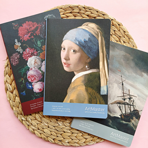 ArtMaster Tel Dikiş Karton Kapaklı Noktalı 60 Yaprak Defter 17X24 cm