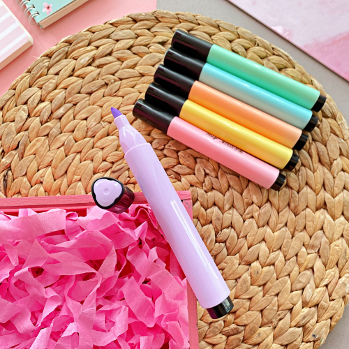 Maxx Plus Pastel Uzun Fosforlu Kalem Tekli