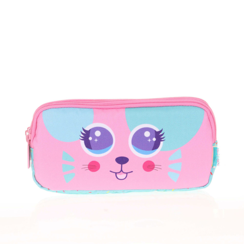 Kaukko Kids&Love Kalem Çantası - Cute Face Cat