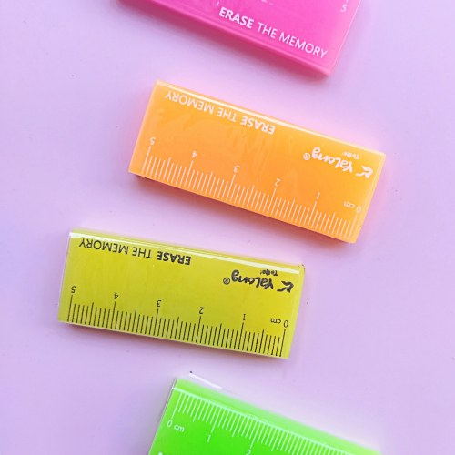 Mini Neon Cetvel Silgi