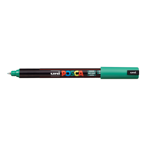 Uni Posca Su Bazlı Poster Markörü 1MR 0.7 Koyu Yeşil