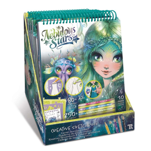 Nebulous Stars Creative Sketch Book 10 Colors
