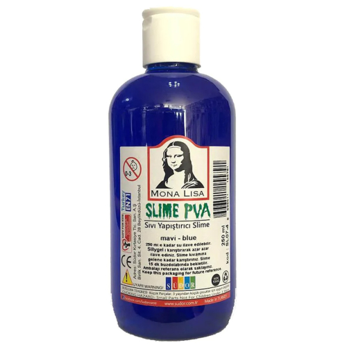 Mona Lisa 250 Ml Slime Yapıştırıcısı - Mavi