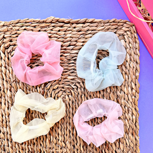 Pastel Tül Simit Toka