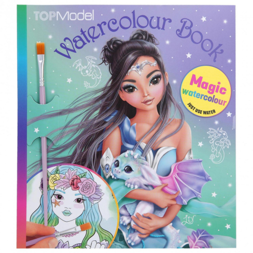 Top Model Boyama Kitabı - Watercolour Book